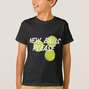 New Please Funny Tennis T-Shirt