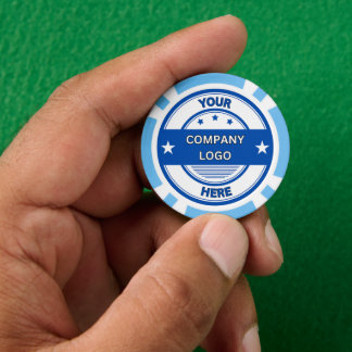 NEW! Poker Chips - Light Blue- Custom