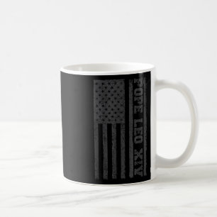 New Pope 2025 American Usa Flag Catholic Pope Leo  Coffee Mug