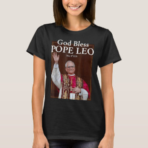 New Pope 2025 God Bless Pope Leo May 8th 2025 New T-Shirt