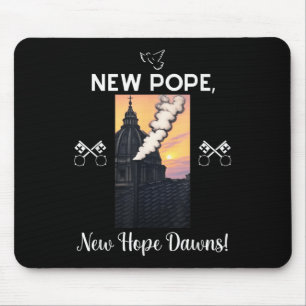 New Pope Design _ Catholic Vatican Christian Faith Mouse Pad