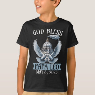 New Pope Leo 2025 God Bless Papa Leo T-Shirt