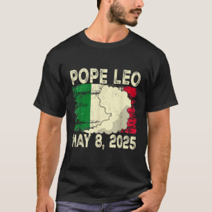 New Pope Leo Italian Pope Leo 2025  T-Shirt
