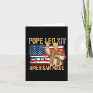 New Pope Leo Xiv 2025 American Made Card
