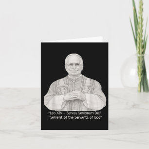 New Pope Leo Xiv 2025 Servant Of The Servants Of G Card