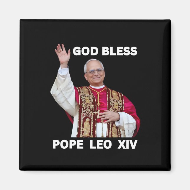 New Pope Leo Xiv Catholic Gifts Merch Souvenirs Ca Magnet (Front)
