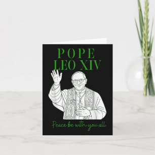 New Pope Leon Xiv Papa Christian, Habemus Papam Card