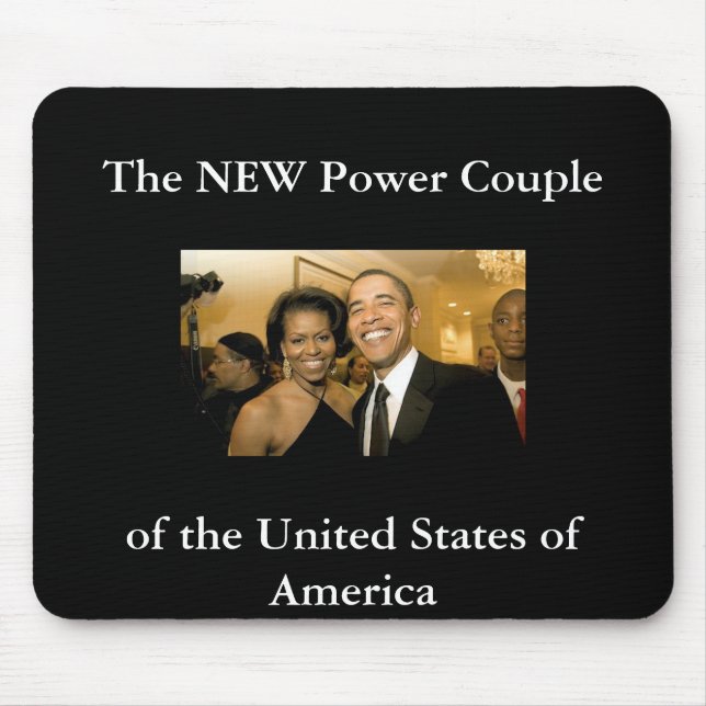 NEW Power Couple of the United States Mouse Pad (Front)
