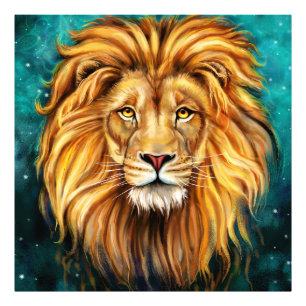 New POWERFUL LION  Photo Print