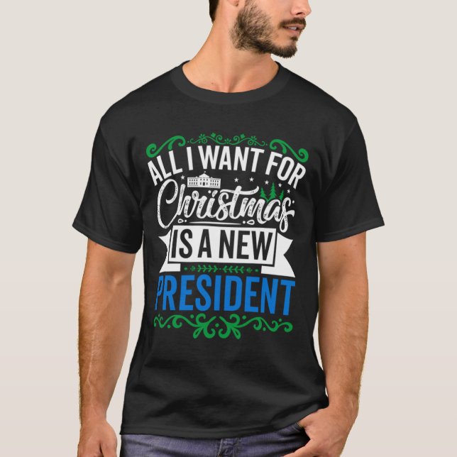 New President Blue  T-Shirt (Front)
