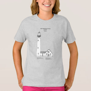 New Presque Isle Lighthouse - Michigan - SBD T-Shirt