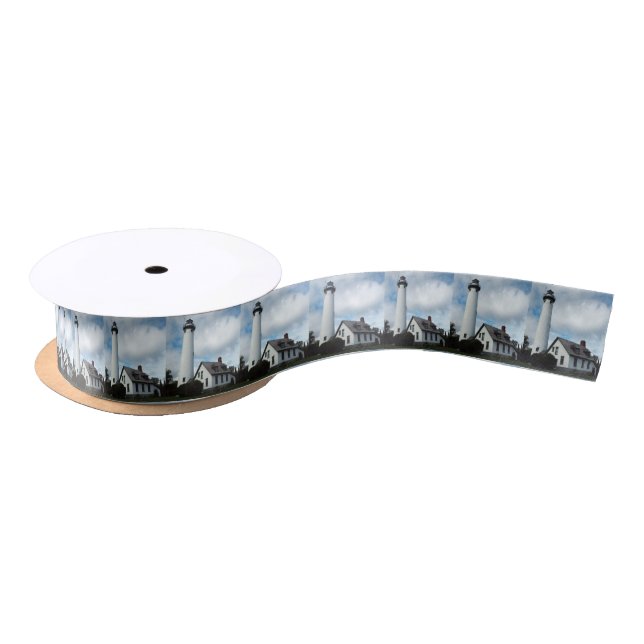 New Presque Isle Lighthouse Satin Ribbon (Spool)