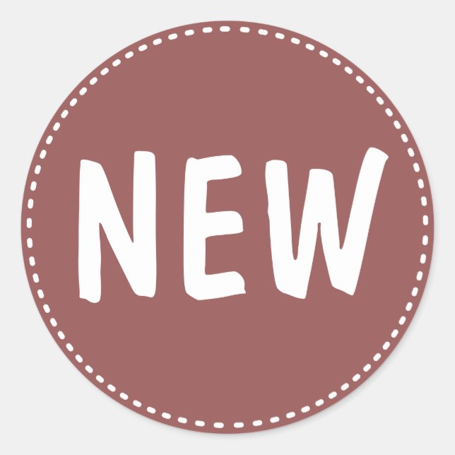 New Product Classic Round Sticker (Front)