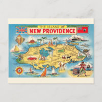 New Providence Bahamas Map