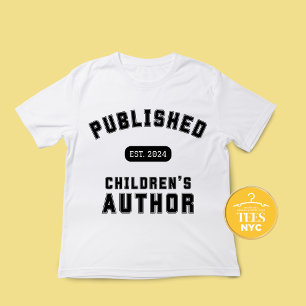 New Published Author Custom Unisex T-shirt