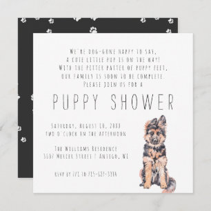 New Puppy   Puppy Shower Invitation