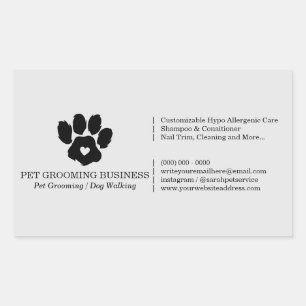 New Puppy Welcome Box Rectangular Sticker