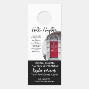 New Real Estate Agent door hanger