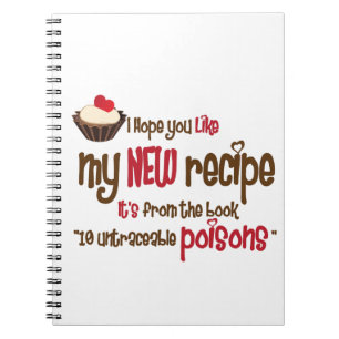 New recipe spiral notebook