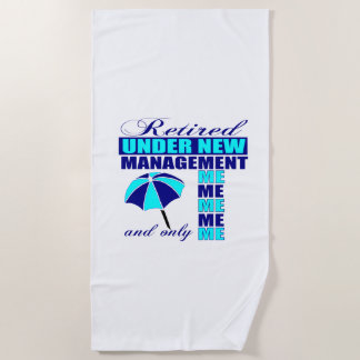 new retiree beach towel