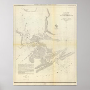 New River & Bar, NC Poster