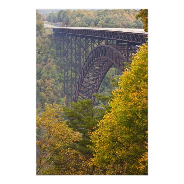 New River Gorge Bridge, New River Gorge Photo Print (Front)