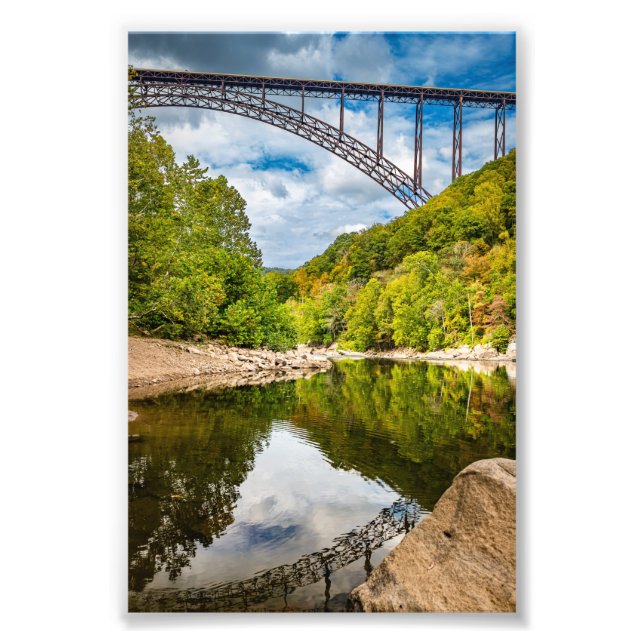 New River Gorge Bridge West Virginia Photo Print (Front)
