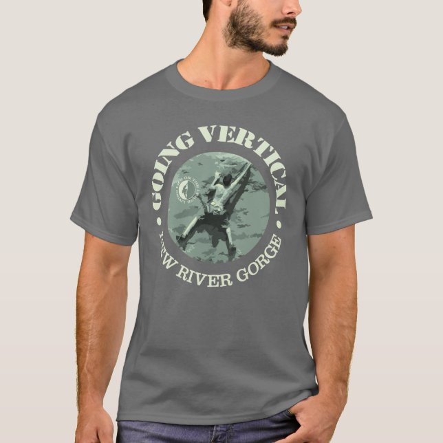 New River Gorge (Going Vertical) T-Shirt (Front)