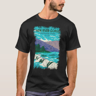 New River Gorge National Park Distressed T-Shirt