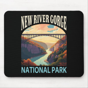 New River Gorge National Park Hiking Camping Trip Mouse Pad