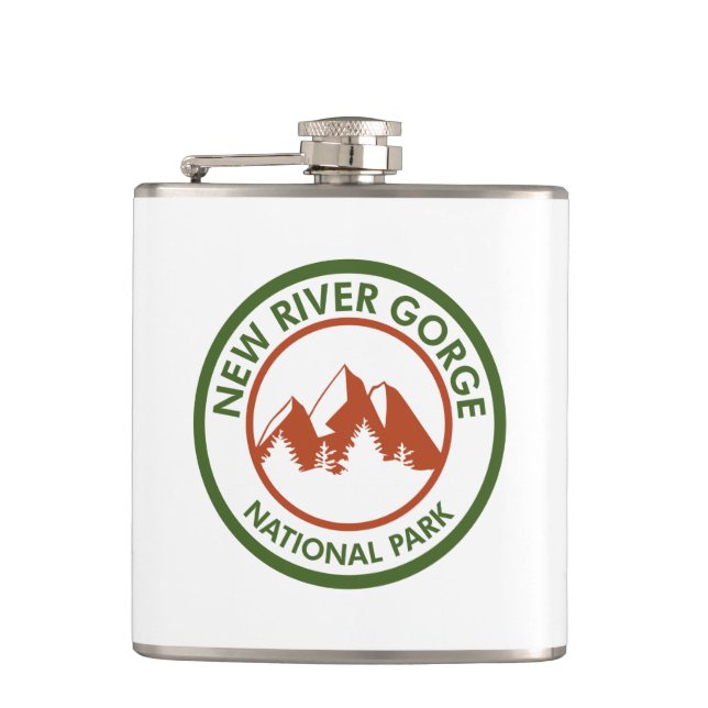 New River Gorge National Park Hip Flask (Front)