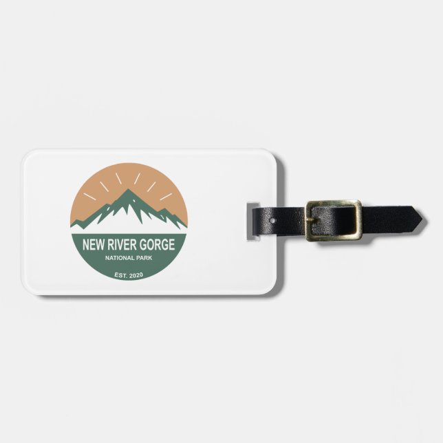 New River Gorge National Park Luggage Tag (Front Horizontal)