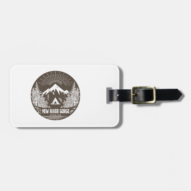 New River Gorge National Park Luggage Tag (Front Horizontal)