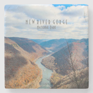 New River Gorge National Park Stone Coaster
