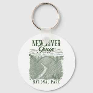 New River Gorge National Park Travelling Nature Ex Key Ring