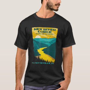 New River Gorge National Park Vintage WPA Poster S T-Shirt