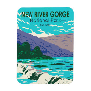 New River Gorge National Park West Virginia Magnet