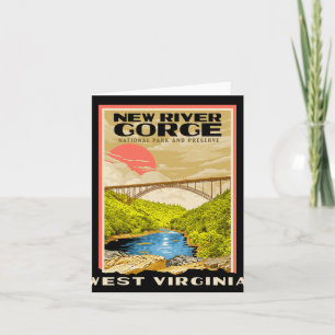 New River Gorge National Park West Virginia Raftin Card