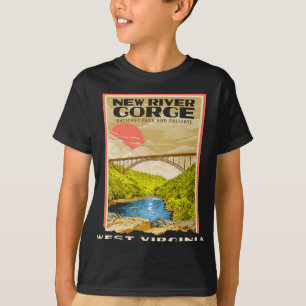 New River Gorge National Park West Virginia Raftin T-Shirt