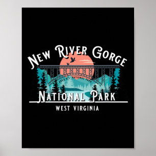 New River Gorge National Park West Virginia Usa So Poster
