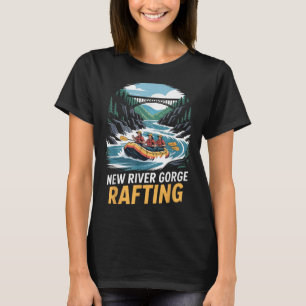 New River Gorge Rafting Whitewater Kayak Outdoor W T-Shirt