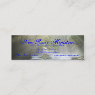 New River Ministries Profile Card