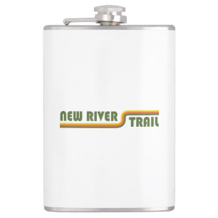 New River Trail Virginia Hip Flask