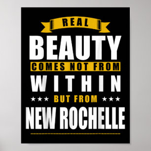 New Rochelle - Funny D City Gift  Poster