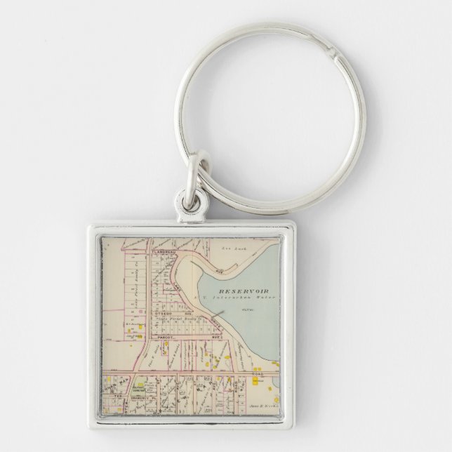 New Rochelle ward 3, New York 2 Key Ring (Front)