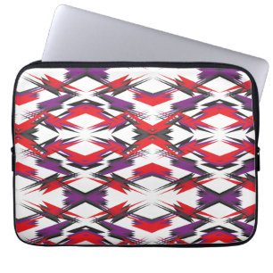 new romantic red simple texture thunder purple pla laptop sleeve