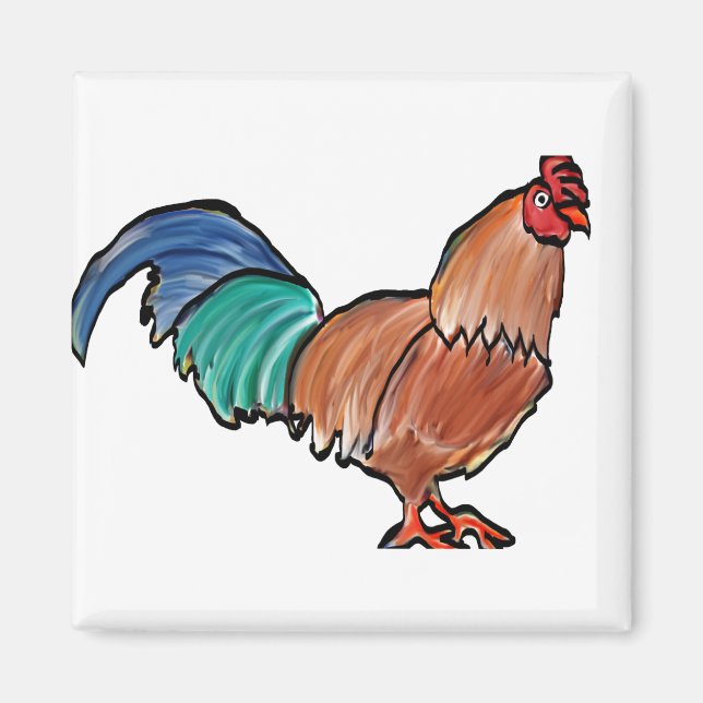 New Rooster Magnet (Front)