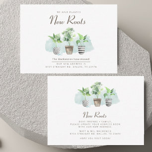 New Roots Address Change Moving Announcement