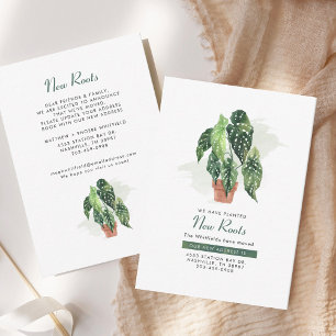 New Roots Moving Change of Address Announcement 