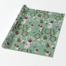 New Samoyed Holiday Wrapping Paper